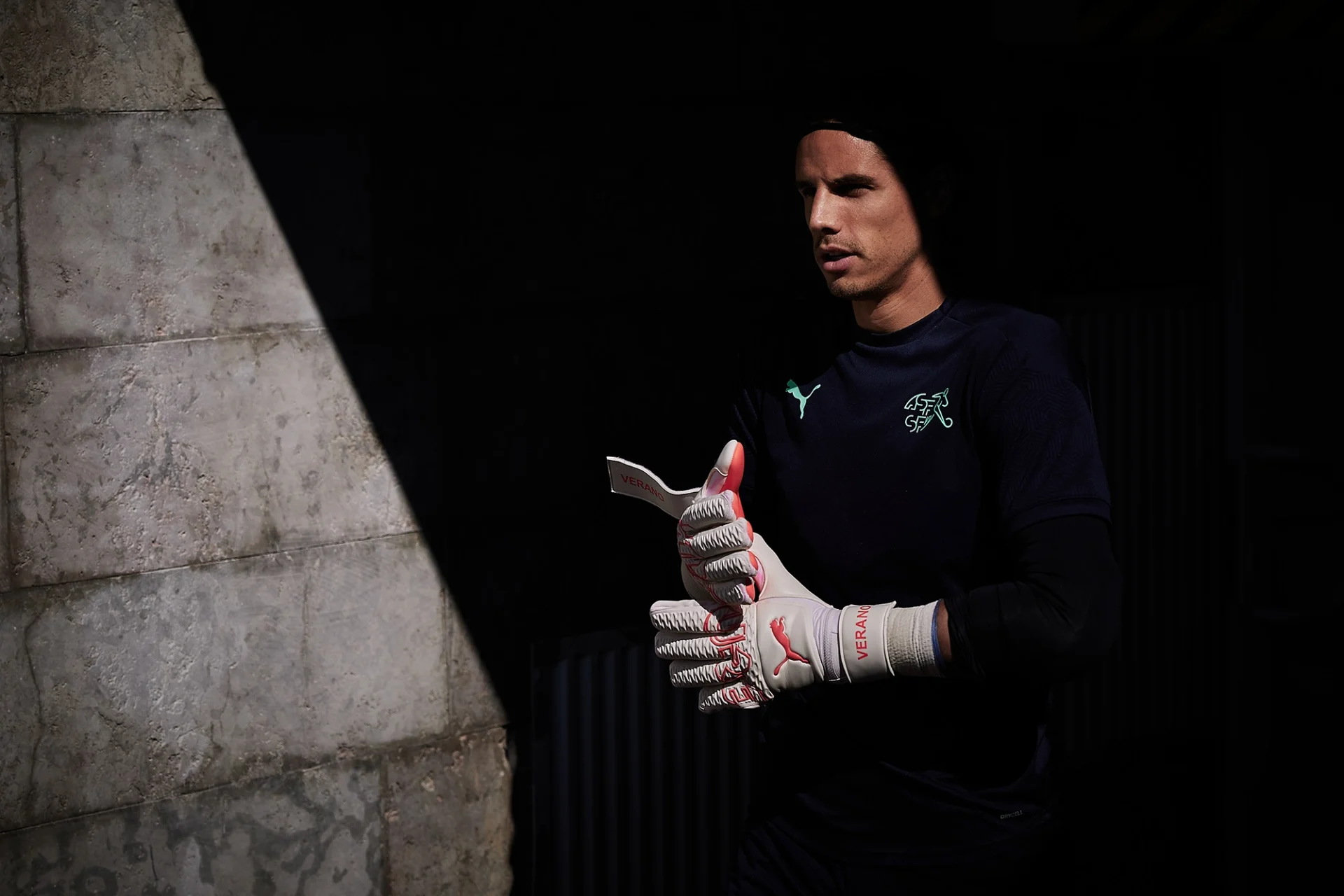 Yann Sommer of Switzerland during the Switzerland Training Session ahead of the UEFA Euro 2020 Quarter Final match between Spain and Switzerland at Petrovski Stadium on July 01, 2021 in Saint Petersburg, Russia
